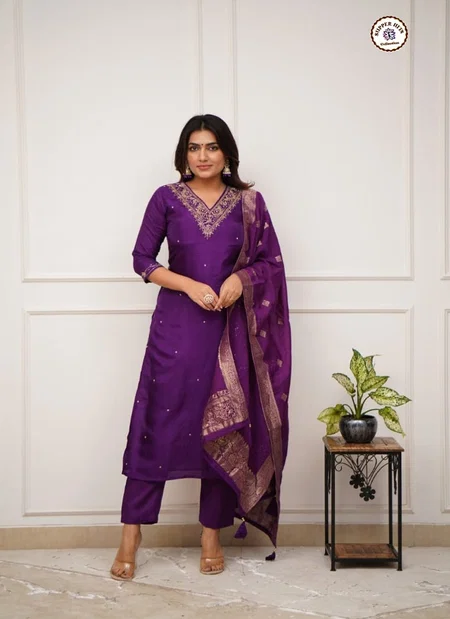 KF 4043 Kalaai Viscose Chanderi Wholesale Kurti With Bottom Dupatta In India